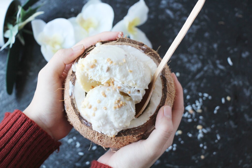 Coconut Ice Cream, Ahangama, Sri Lanka: localhi